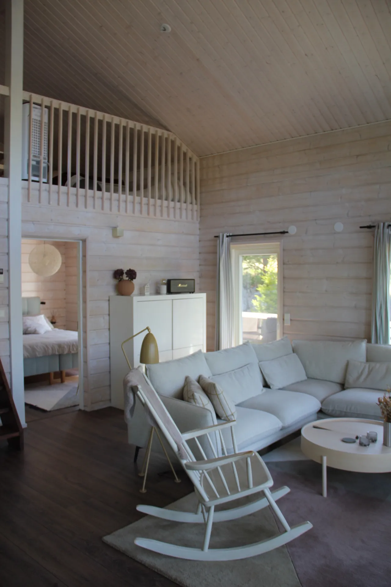 Living room and bedroom doorway